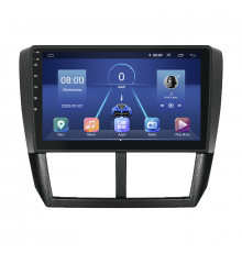 Штатная магнитола Lesko для Subaru Forester III Рестайлинг 2011-2013 экран 9" 4/64Gb 4G Wi-Fi GPS Top