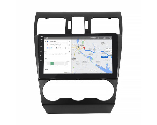 Штатная магнитола Lesko для Subaru Impreza IV Рестайлинг 2014-2016 экран 9" 2/32Gb Wi-Fi GPS Base