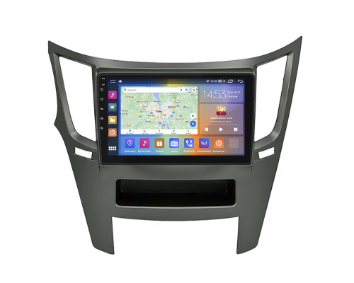 Штатная магнитола Lesko для Subaru Legacy V 2009-2012 экран 9" 4/64Gb CarPlay 4G Wi-Fi GPS Prime