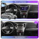 Штатная магнитола Lesko для Subaru Legacy V 2009-2012 экран 9" 6/128Gb 4G Wi-Fi GPS Top