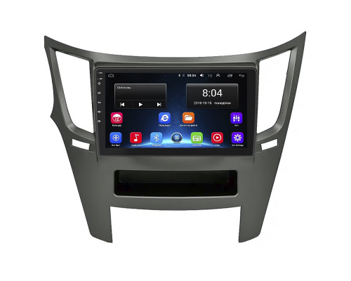 Штатная магнитола Lesko для Subaru Legacy V Рестайлинг 2012-2014 экран 9" 2/32Gb Wi-Fi GPS Base