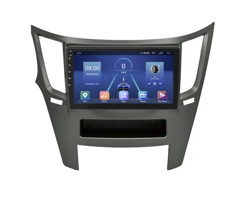 Штатная магнитола Lesko для Subaru Legacy V Рестайлинг 2012-2014 экран 9" 4/64Gb 4G Wi-Fi GPS Top