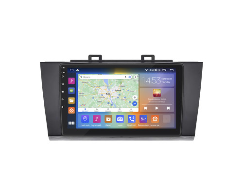Штатная магнитола Lesko для Subaru Legacy VI 2014-2017 экран 9" 4/64Gb CarPlay 4G Wi-Fi GPS Prime