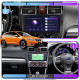 Штатная магнитола Lesko для Subaru XV I Рестайлинг 2015-2017 экран 9" 2/32Gb Wi-Fi GPS Base