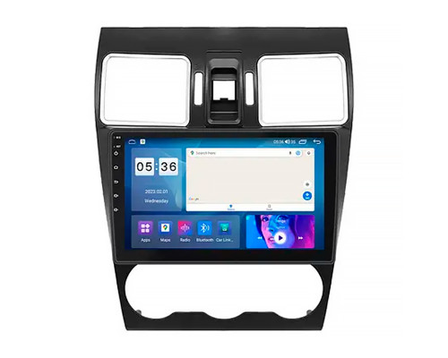 Штатная магнитола Lesko для Subaru XV I Рестайлинг 2015-2017 экран 9" 4/64Gb CarPlay 4G Wi-Fi GPS Prime