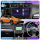 Штатная магнитола Lesko для Subaru XV I Рестайлинг 2015-2017 экран 9" 4/64Gb CarPlay 4G Wi-Fi GPS Prime