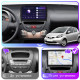 Штатная магнитола Lesko для Toyota Aygo I 2005-2009 экран 10" 2/32Gb CarPlay 4G Wi-Fi GPS Prime