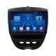 Штатная магнитола Lesko для Toyota Aygo I 2005-2009 экран 10" 6/128Gb 4G Wi-Fi GPS Top