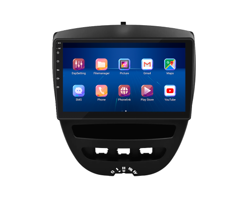 Штатная магнитола Lesko для Toyota Aygo I 2005-2009 экран 10" 6/128Gb 4G Wi-Fi GPS Top