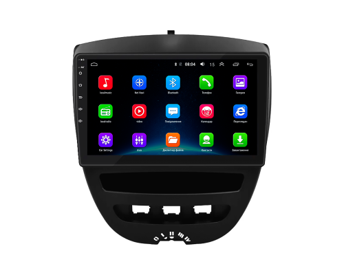 Штатная магнитола Lesko для Toyota Aygo I Рестайлинг 2 2012-2014 экран 10" 2/32Gb Wi-Fi GPS Base