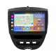 Штатная магнитола Lesko для Toyota Aygo I Рестайлинг 2009-2012 экран 10" 2/32Gb CarPlay 4G Wi-Fi GPS Prime