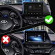 Штатная магнитола Lesko для Toyota C-HR I Рестайлинг 2019-н.в. экран 9" 2/32Gb Wi-Fi GPS Base