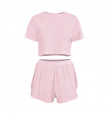 Женский комплект для дома и сна SM24107A футболка и шорты женская пижама Pink L