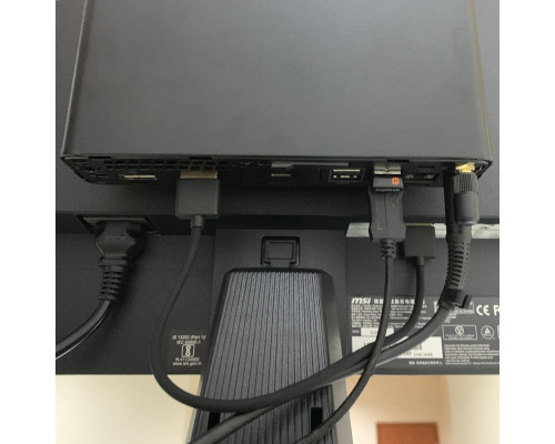Моноблок Неттоп HP ProDesk 600 G3 s1151 (Core i3-6100T/ DDR4 8GB/ SSD256GB SATA/ Wi-Fi); Монітор 27" MSI PRO MP273A Black