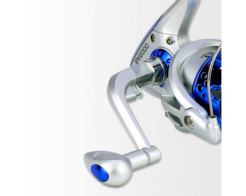Катушка безынерционная Yumoshi SA 7000 Silver-Blue