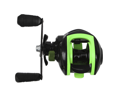 Катушка мультипликаторная Yumoshi AK 201 Black-Green Left