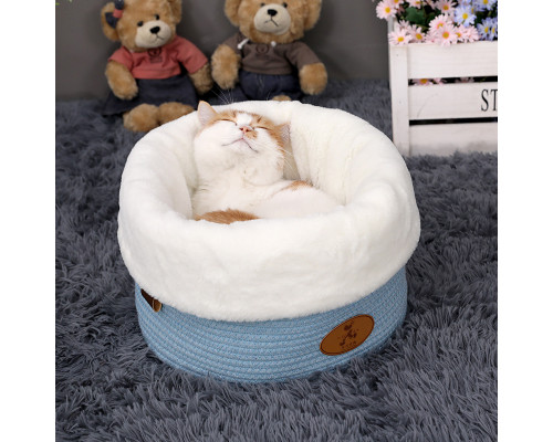 Лежак для домашних животных Hoopet 19X1303M 33*33*26 см Blue