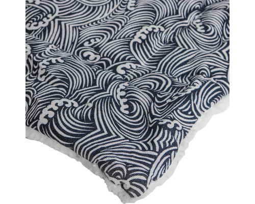 Лежак для домашнего животного для котов и собак Taotaopets 563301 Blue Waves S