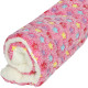 Лежак для домашнего животного для котов и собак Taotaopets 573301 Pink Stars L