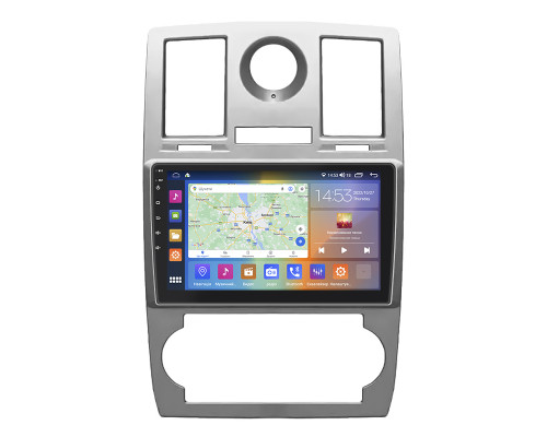 Штатная магнитола Lesko для Chrysler 300C I 2004-2011 экран 9" 4/64Gb CarPlay 4G Wi-Fi GPS Prime