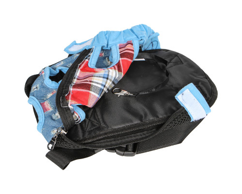 Рюкзак- кенгуру для животных DT834 Jeans ragged M