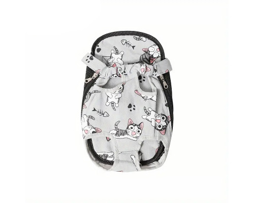 Рюкзак- кенгуру для животных SY210814 Cat Gray M