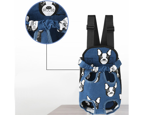 Рюкзак- кенгуру для животных SY210814 Dog Blue L
