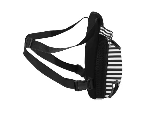 Рюкзак-кенгуру для животных DT834 Strip Black + White M