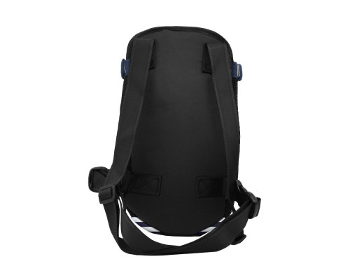 Рюкзак-кенгуру для животных DT834 Strip Dark Blue + White L