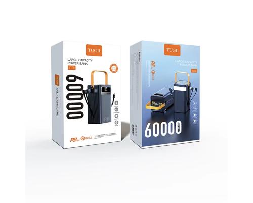 Банк заряду WUW TUGII Y106 60000мАг PD 22.5W black