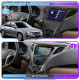 Штатная магнитола Lesko для Hyundai Grandeur V 2011-2014 экран 9" 6/128Gb 4G Wi-Fi GPS Top