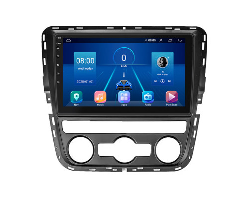 Штатная магнитола Lesko для Volkswagen Passat I / NMS Auto AC 2011-2015 экран 9" 6/128Gb 4G Wi-Fi GPS Top