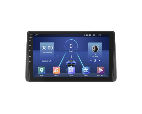 Штатная магнитола Lesko для Chrysler Voyager V Рестайлинг 2011-2016 экран 9" 2/32Gb Wi-Fi GPS Base