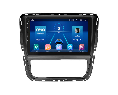 Штатная магнитола Lesko для Volkswagen Passat I / NMS Manual AC 2011-2015 экран 9" 4/64Gb 4G Wi-Fi GPS Top