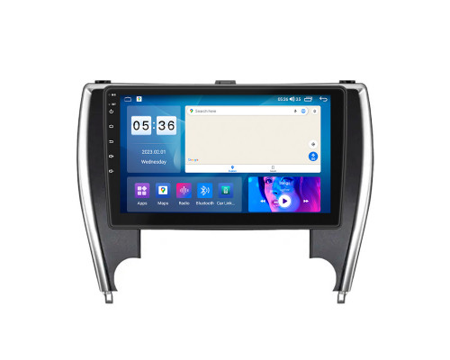 Штатная магнитола Lesko для Toyota Camry (USA) VII (XV50) Рестайлинг 2015-2017 экран 10" 2/32Gb CarPlay 4G Wi-Fi GPS Prime