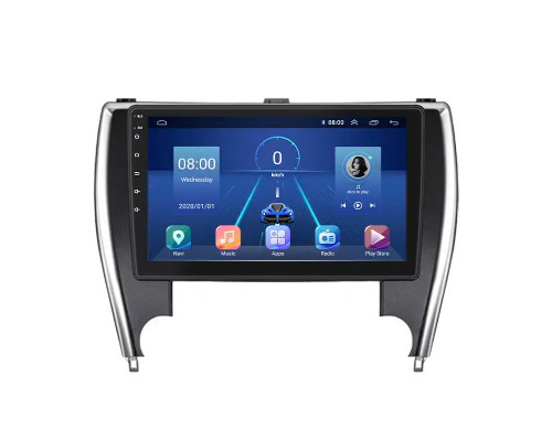 Штатная магнитола Lesko для Toyota Camry (USA) VII (XV50) Рестайлинг 2015-2017 экран 10" 2/32Gb 4G Wi-Fi GPS Top