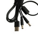 Кабель питания для роутера DC5521 USB-DC 12V 5.5*2.1 мм двойной от Power Banka Шнур для Wifi роутера USB кабель для роутера