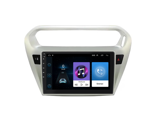 Штатная магнитола Lesko для Citroen C-Elysee I 2012-2016 экран 9" 1/16Gb Wi-Fi GPS Base