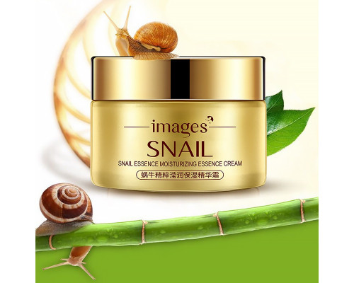 Крем для лица IMAGES Snail Essence Moisturizing Cream 50 г увлажняющий восстанавливающий с экстрактом муцина улитки