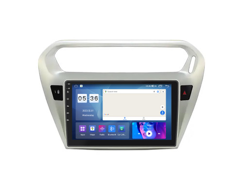 Штатная магнитола Lesko для Citroen C-Elysee I 2012-2016 экран 9" 4/64Gb CarPlay 4G Wi-Fi GPS Prime