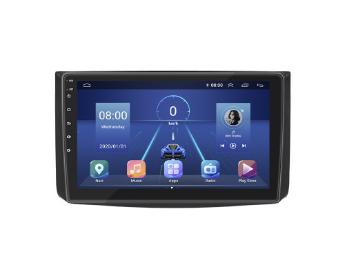 Штатная магнитола Lesko для Chevrolet Aveo I Рестайлинг 2006-2012 экран 9" 6/128Gb 4G Wi-Fi GPS Top