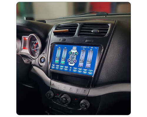 Штатная магнитола Lesko для Dodge Journey I Рестайлинг 2011-2020 экран 9" 2/32Gb Wi-Fi GPS Base