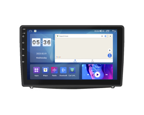 Штатная магнитола Lesko для Fiat 500L I 2012-2017 экран 10" 2/32Gb CarPlay 4G Wi-Fi GPS Prime