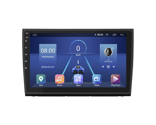 Штатная магнитола Lesko для Fiat Bravo II 2007-2014 экран 9" 2/32Gb Wi-Fi GPS Base