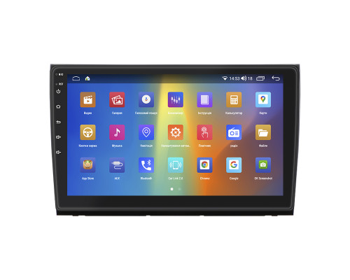 Штатная магнитола Lesko для Fiat Bravo II 2007-2014 экран 9" 2/32Gb CarPlay 4G Wi-Fi GPS Prime
