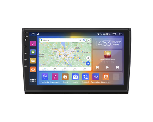 Штатная магнитола Lesko для Fiat Bravo II 2007-2014 экран 9" 4/64Gb CarPlay 4G Wi-Fi GPS Prime