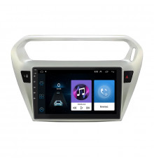 Штатная магнитола Lesko для Citroen C-Elysee I Рестайлинг 2016-н.в. экран 9" 1/16Gb Wi-Fi GPS Base