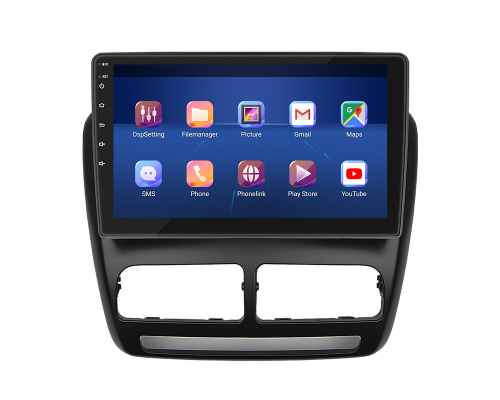 Штатная магнитола Lesko для Fiat Doblo II 2009-2015 экран 10" 6/128Gb 4G Wi-Fi GPS Top