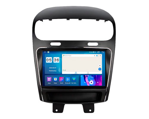 Штатная магнитола Lesko для Fiat Freemont  2011-2016 экран 9" 4/64Gb CarPlay 4G Wi-Fi GPS Prime