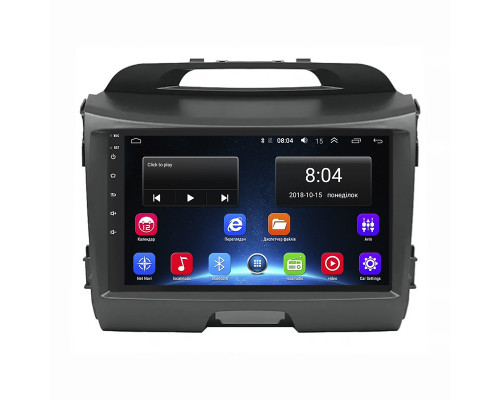 Штатная магнитола Lesko для Kia Sportage III 2010-2014 экран 9" 2/32Gb Wi-Fi GPS Base